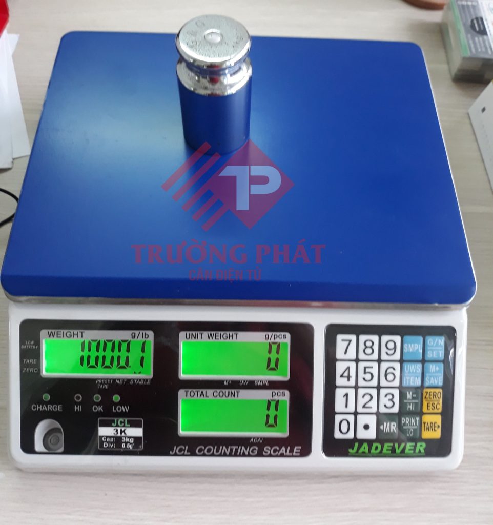 cân đếm jcl jadever 3kg, 6kg, 15kg, 30kg