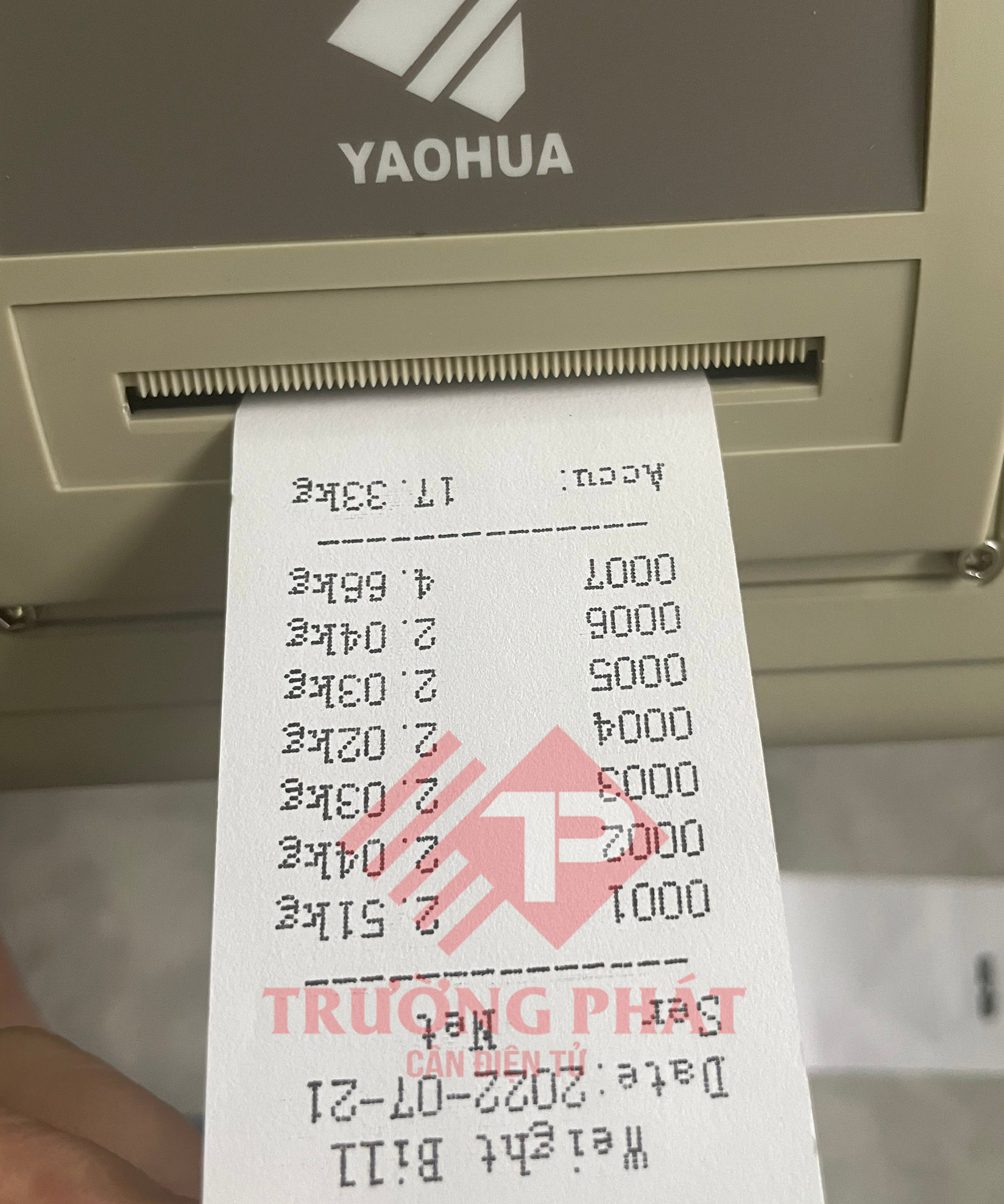 Cân bàn điện tử A9P 150kg in phiếu