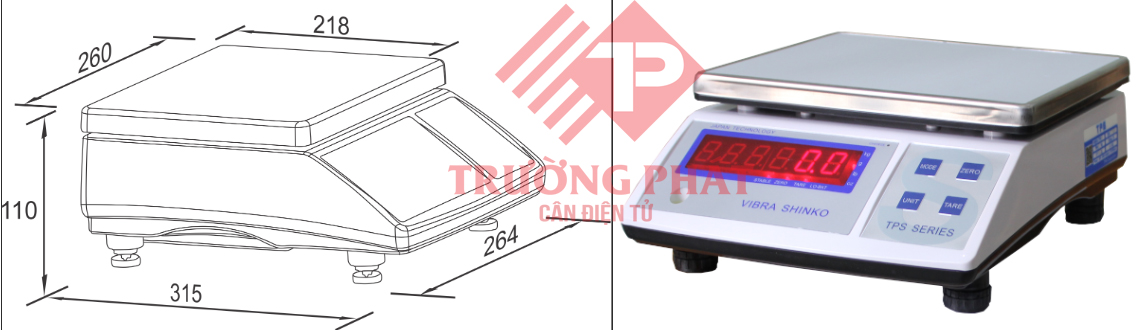 Cân điện tử VIBRA TPS