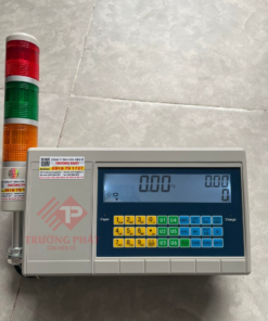 Đầu cân PA LABEL gắng thêm đèn cảnh báo CAO-ĐỦ-THẤP