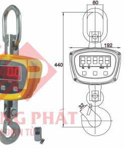 cân treo móc cẩu OCS GGE-2T