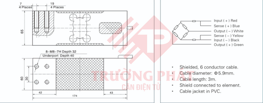 LOADCELL L6G ZEMIC 50kg, 60kg, 100kg, 150kg, 200kg, 250kg,300kg,500kg,600kg