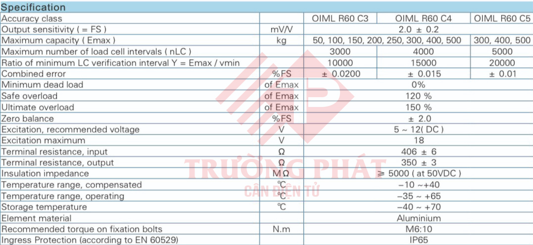 Loadcell L6E3 Zemic