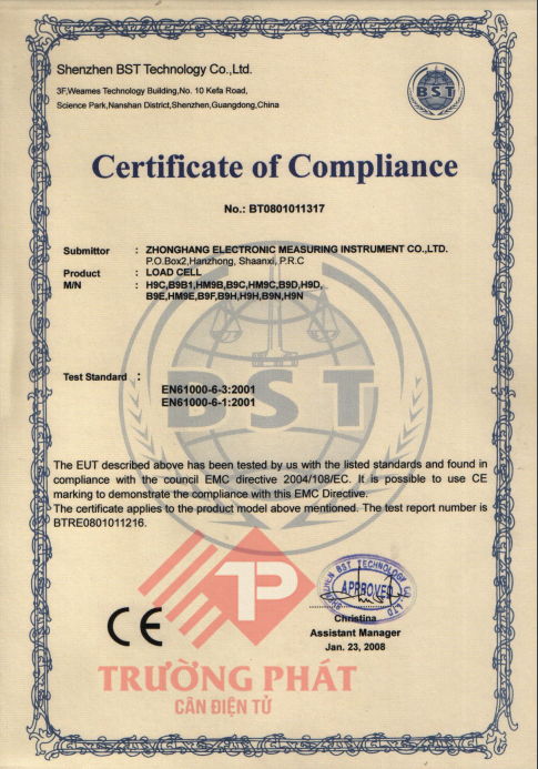 Cảm biến lực HM9B-30T ZEMIC Hà Lan