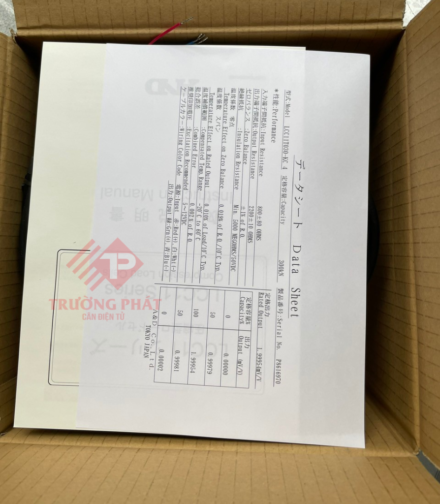 Cảm biến lực loadcell LCC11 30 tấn AND