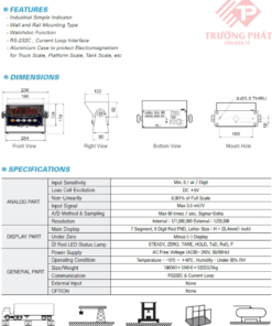 Đầu cân CTI-300 Curiotec