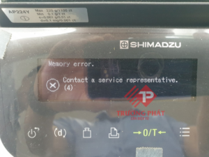Sửa cân điện tử Shimadzu AP224Y báo lỗi error