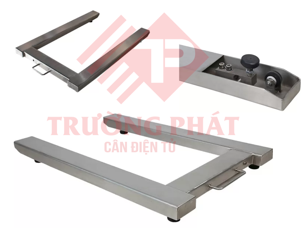 Cân sàn điện tử chữ U inox