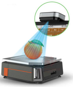 Cân siêu thị in tem AI